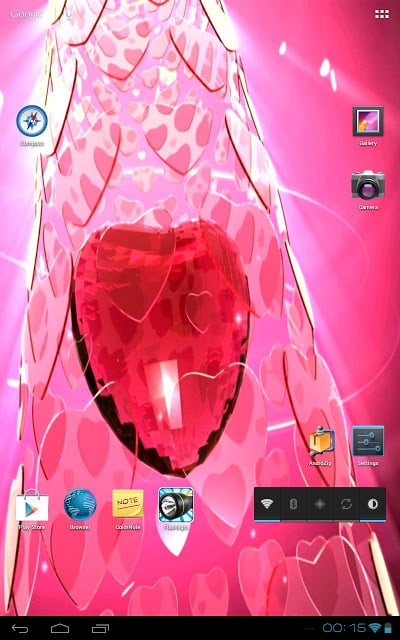 3D Valentine Ruby Heart Free截图2