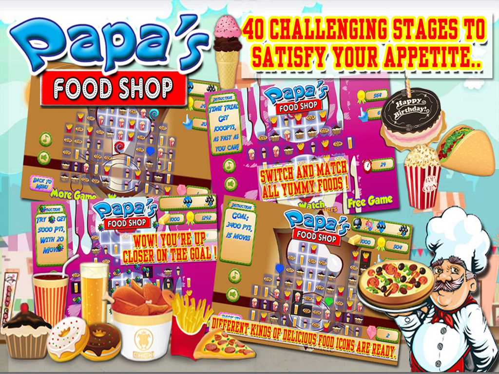 Papa’s Food Shop截图4