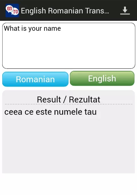 English Romanian Translator截图1