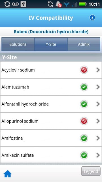 Micromedex IV Compatibility截图5