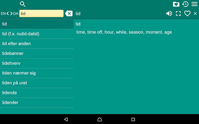 English Danish Dictionary Free截图6