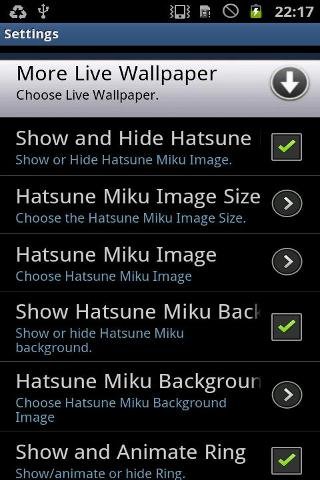 Hatsune Miku Free Live Wallpaper截图2