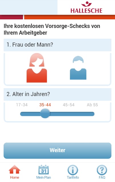HALLESCHE Vorsorge App截图4