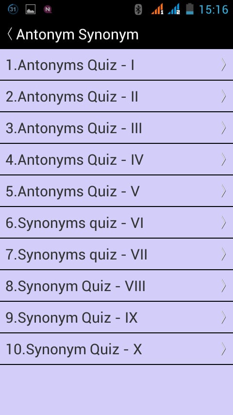 Antonyms Synonyms截图4