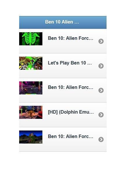 BEN 10 Alien Force Tip Trick截图3