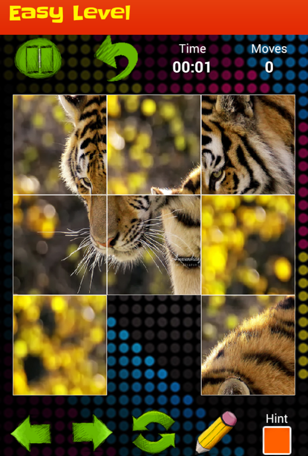 Tiger Slide Puzzle Game截图3