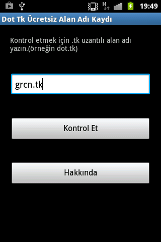 Dot TK &Uuml;cretsiz Alan Adı...截图2