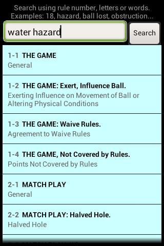 Golf Rules Pro UK 2012 - 2015截图6