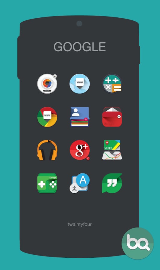 Blacqerial IconPack图标包截图3