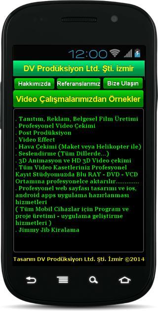 DV Prod&uuml;ksiyon Ltd. Şti....截图1