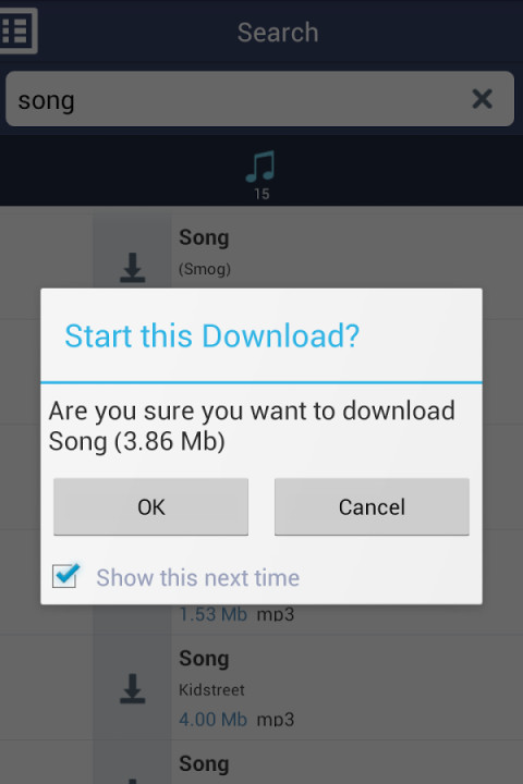 Cyber Music Downloader: ...截图2