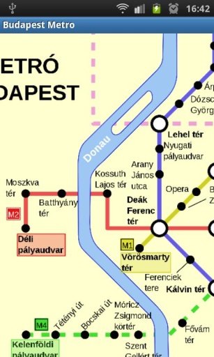 Budapest Metro MAP截图1