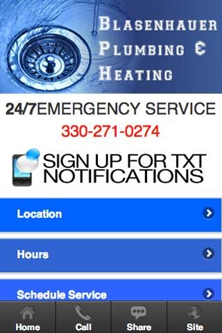 Blasenhauer Plumbing &amp; Heating截图1