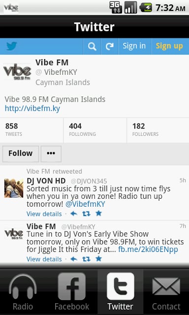 Vibe 98.9 FM Cayman Islands截图2