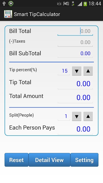 Tip Calculator (팁 계산기)截图6