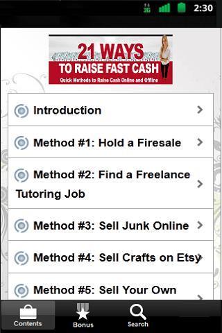 21 Way To Raise Fast Cash截图2