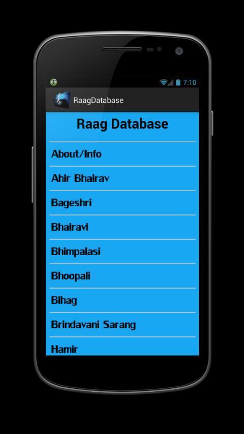 Raag Database截图1