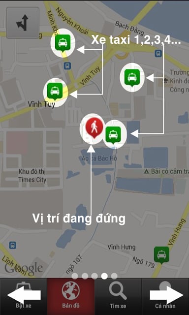 Pingtaxi Client (gọi taxi)截图5