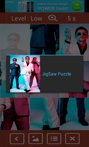 Depeche Mode Puzzle Game HD截图8