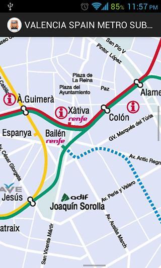 VALENCIA SPAIN METRO SUBWAY HD截图3