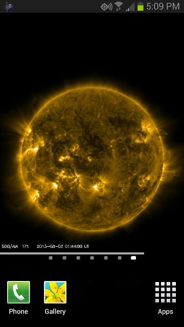 SDO Sun Live Wallpaper截图1