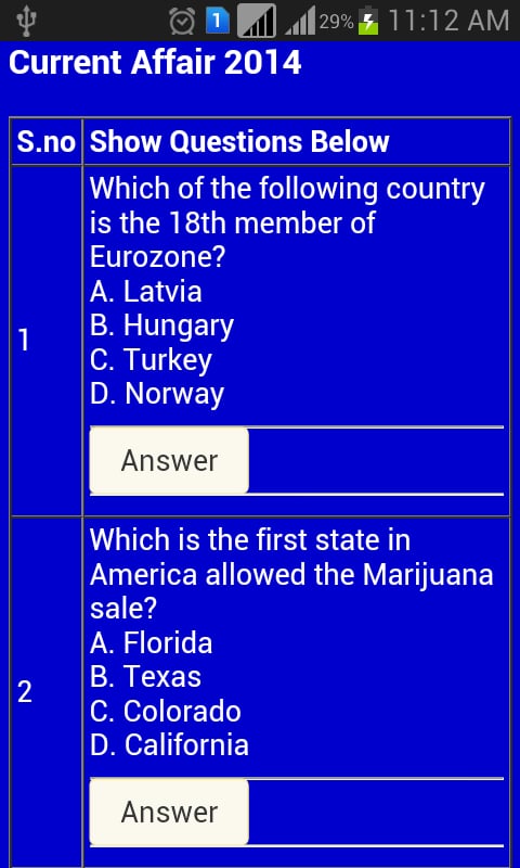 current affairs 2014截图3