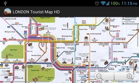 LONDON Tourist Map HD截图2