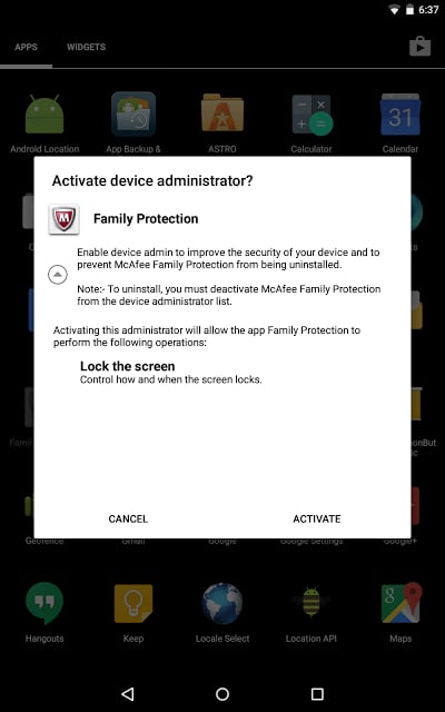 McAfee Family Protection截图3