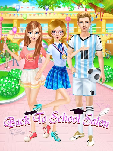 Back To School Salon-girl game截图3