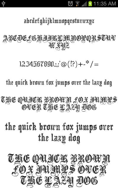 Royal Fonts for FlipFont free截图5