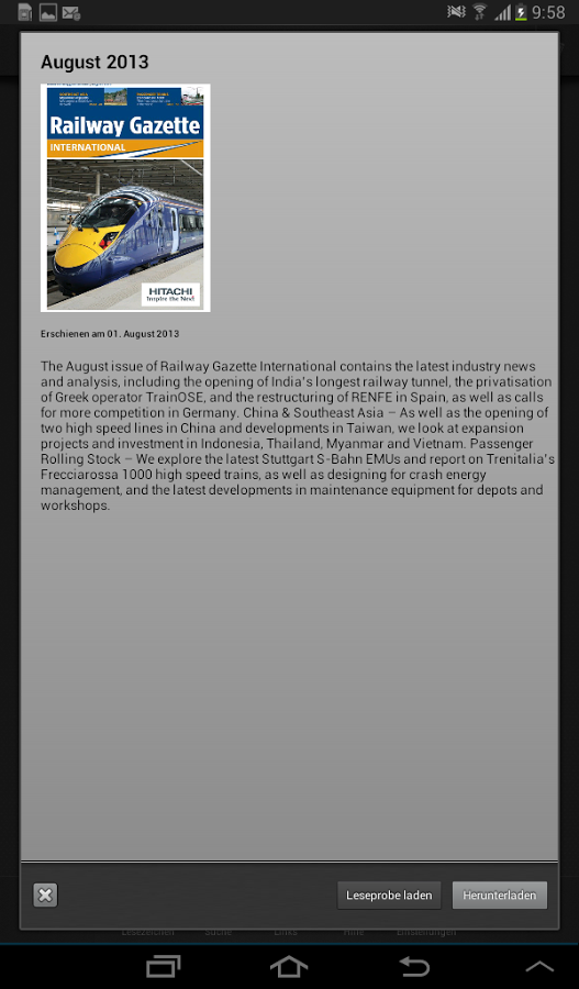 Railway Gazette Tablet Edition截图8