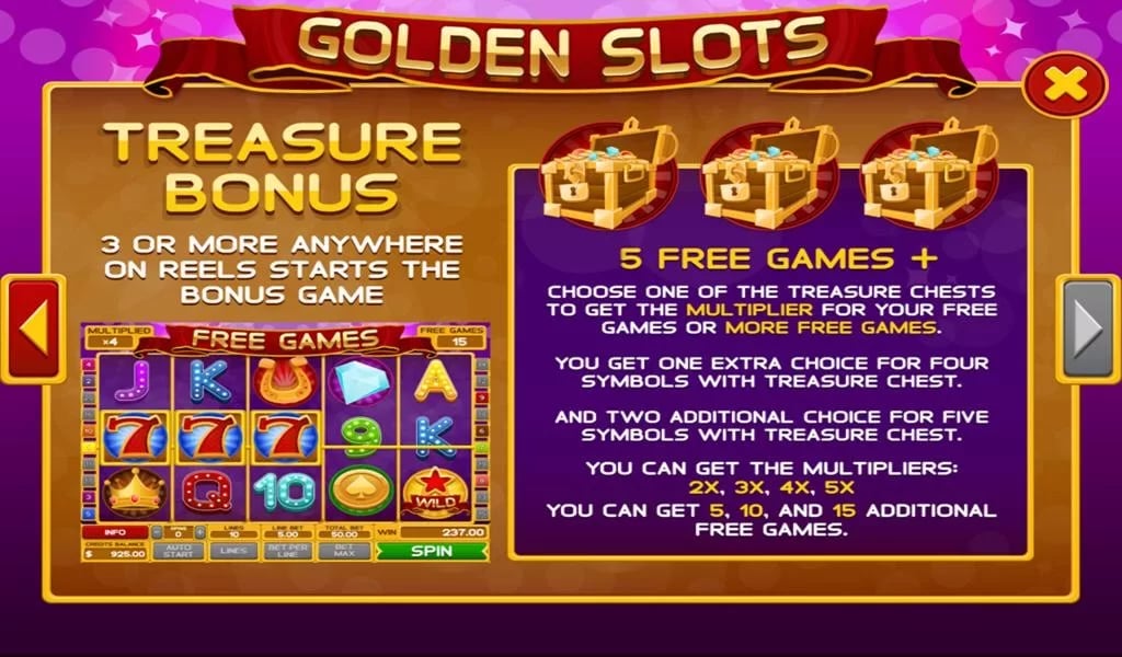 Golden Slots Treasure截图10