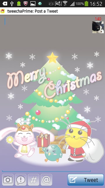 Tweecha Theme:Santa Animals截图1