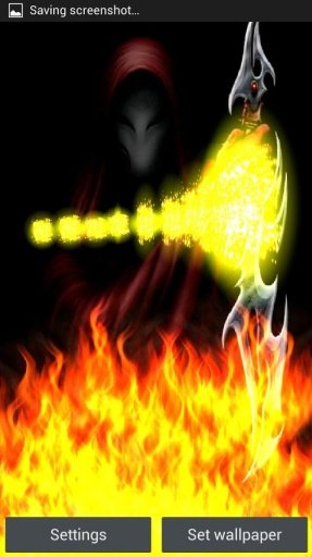 Demon in Hell Fire Flames LWP截图6