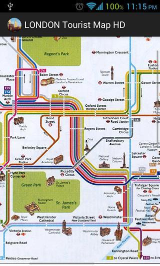 LONDON Tourist Map HD截图4