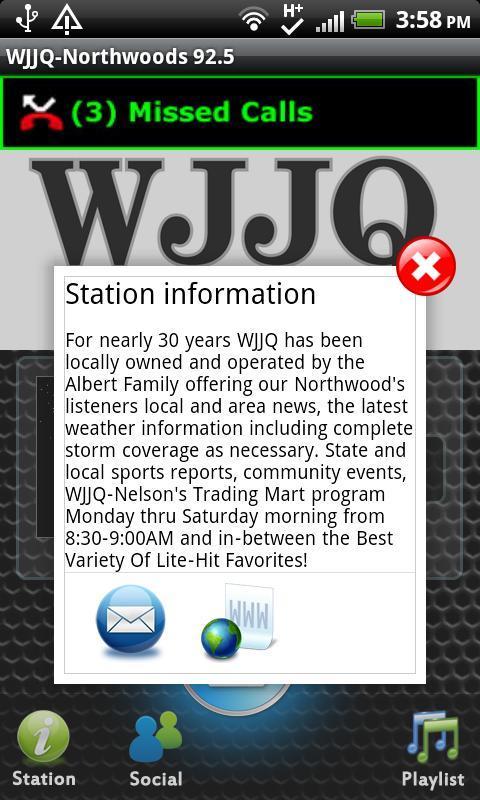 WJJQ-Northwoods 92.5截图2