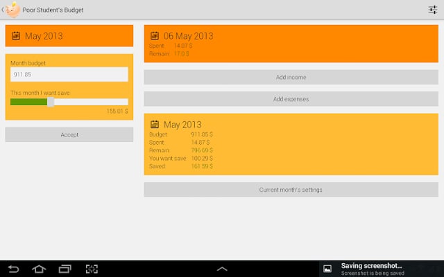 Poor Student's Budget截图7