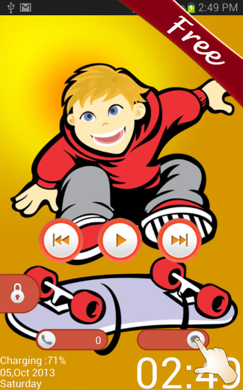 Crazy Skater go locker theme截图3