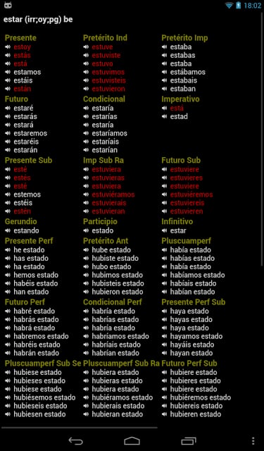 西班牙语动词 专业版截图10