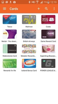 mobile-pocket 忠诚卡和存折券截图