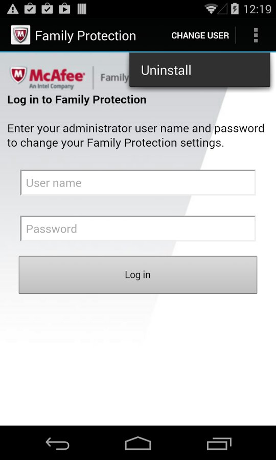 McAfee Family Protection截图1