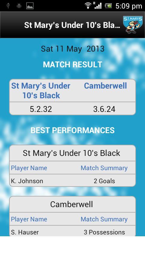 St Marys Greensborough JFC截图6