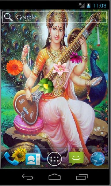 Goddess Saraswati HD LWP截图2