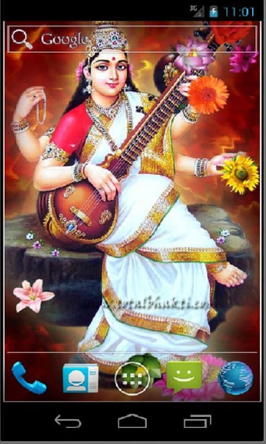 Goddess Saraswati HD LWP截图4