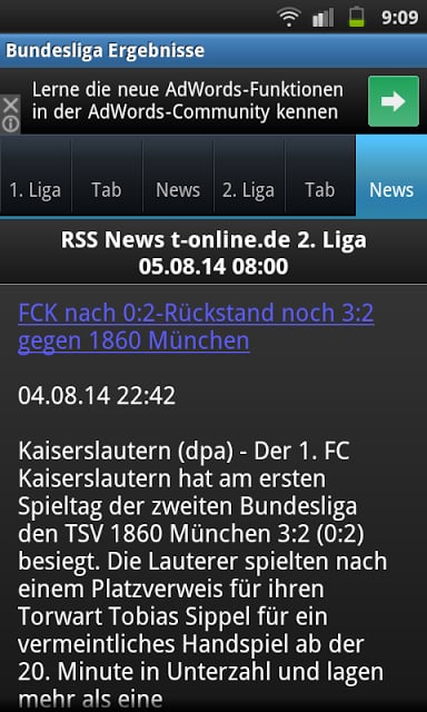 Bundesliga Ergebnisdienst截图2