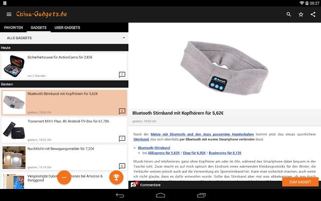 China Gadgets - Die Gadget App截图8