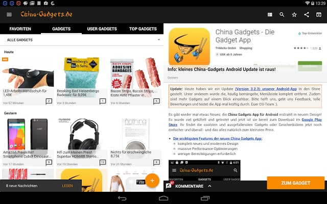 China Gadgets - Die Gadget App截图1