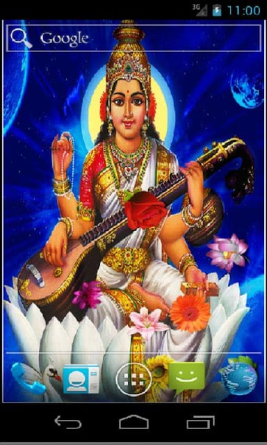 Goddess Saraswati HD LWP截图3