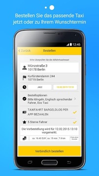 taxi.eu - Taxi App f&uuml;r Europa截图