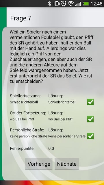 Fu&szlig;ball Regelfragen截图5